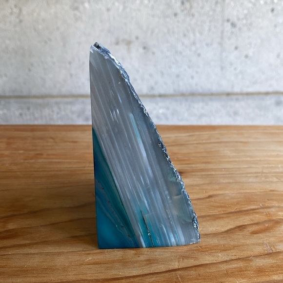 Geode Bookend or Shelf Decor “Blue” - Picture 6 of 7